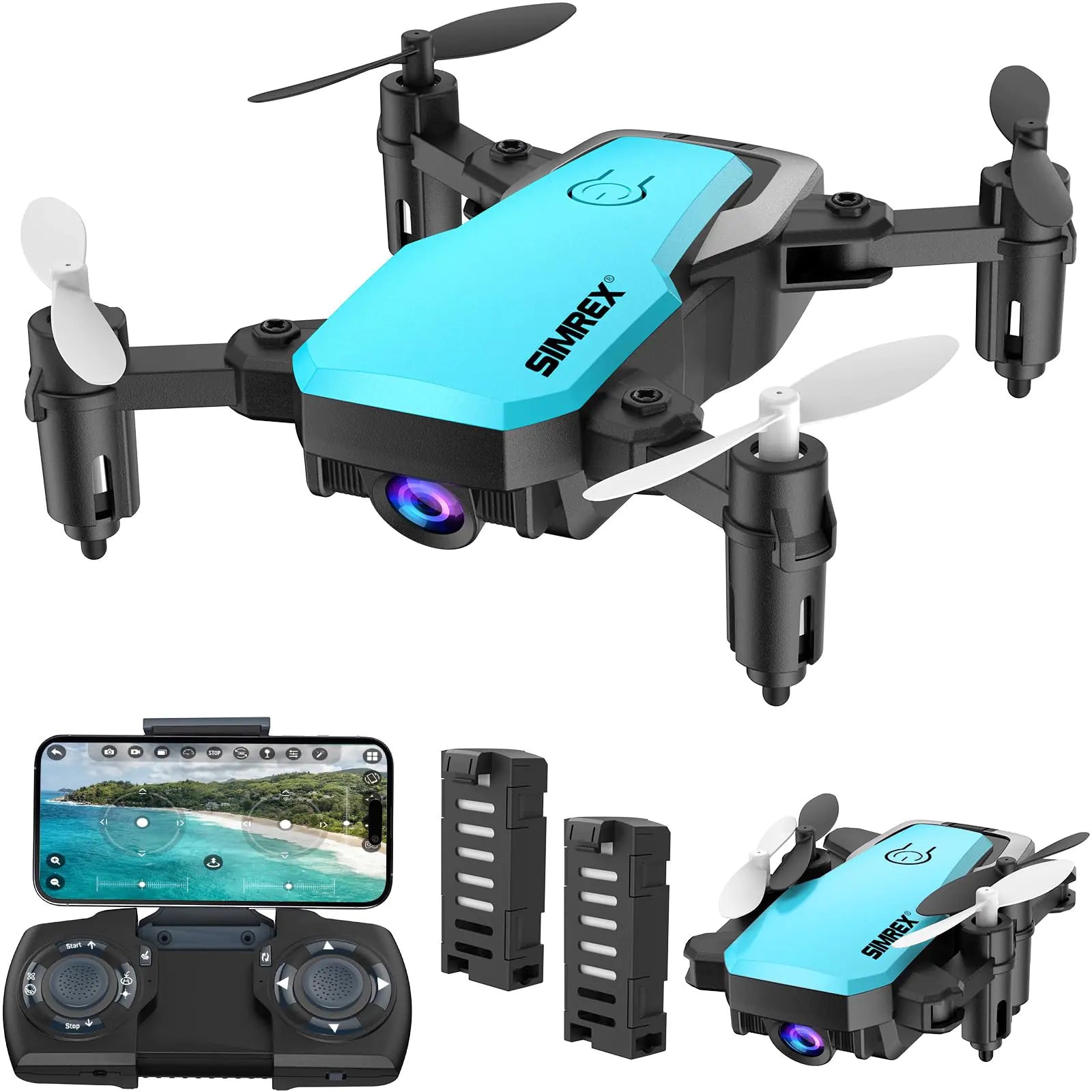 SIMREX X300C Mini Drone with Camera 720P HD
